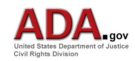 Link to Department of Justice ADA Site.